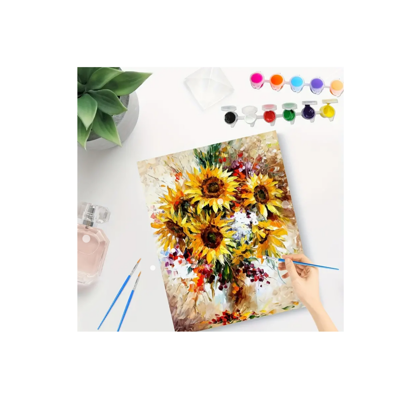 Sunflower Paint-By-Number