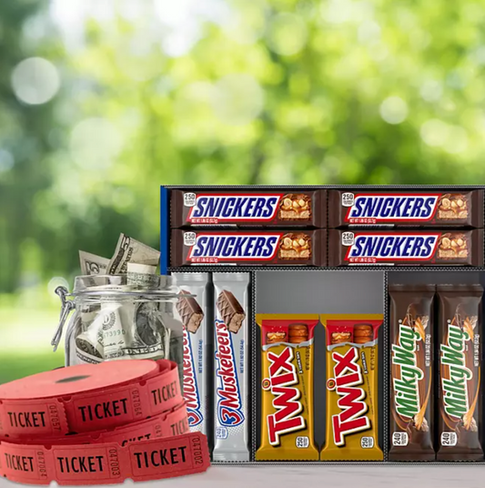 Milky Way, Snickers, Twix & 3 Mosketeers Bars - 30 unidades
